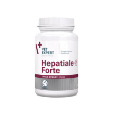 Vet Expert Hepatiale Forte Large Breed Харчова добавка для підтримки та захисту функцій печінки у собак великих порід, 40 таб