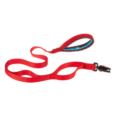 Повідець подвійний з автоматическим карабіном DAYTONA MATIC G20/120 RED Ferplast