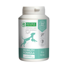 Пищевая добавка Nature`s Protection Mobility Formula для укрепления суставов, сухожилий и связок собак, 75 таб