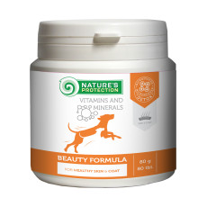 Пищевая добавка Nature`s Protection Beauty Formula для улучшения состояния кожи и шерсти собак, 80 таб