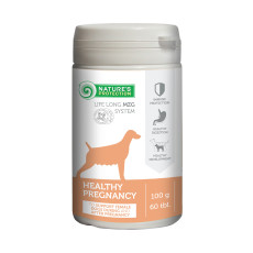 Пищевая добавка Nature`s Protection Healthy Pregnancy для поддержания здоровья собак в период беременности и лактации, 60 таб
