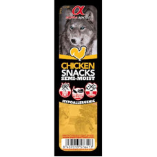 Напіввологі ласощі  Alpha Spirit Dog Snacks Chicken для собак, кубики з куркою, 35 г