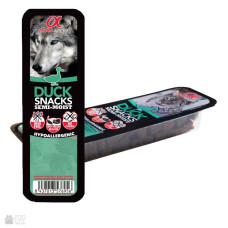 Напіввологі ласощі Alpha Spirit Dog Snacks Duck для собак, кубики з качкою, 35 г