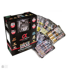 Напіввологі ласощі Alpha Spirit Dog Sticks All 6 Tastes in one для собак, палички 6 смаків, 240 г