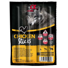 Напіввологі ласощі Alpha Spirit Dog Sticks Chicken для собак, палички з курятини, 40 г 4 шт
