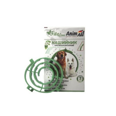 Ошейник противопаразитарный AnimAll FitoLine Nature для собак, зеленый, 70 см