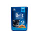 Вологий корм Brit Premium pouch для кошенят з куркою, 100 г