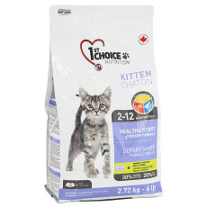 Сухий корм 1st Choice Kitten для кошенят зі смаком курки, 2,72 кг
