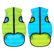 Курточка двобічна AiryVest, S40, салатово-блакитна
