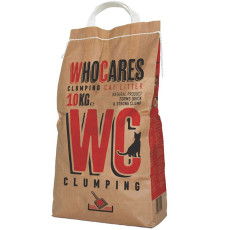 Наповнювач WhoCares Clumping, що комкується, для туалету, 10 кг