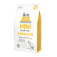 Сухой корм Brit Care GF Mini Hair & Skin для собак малых пород, для кожи и шерсти, с лососем и селедкой, 2 кг