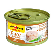 Влажный корм GimDog Pure Delight для собак миниатюрных пород, с курицей, 85 г