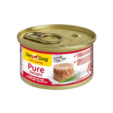 Влажный корм GimDog LD Pure Delight для собак миниатюрных пород, тунца и говядины, 85 г