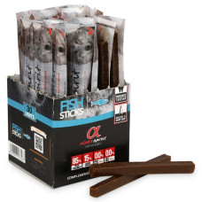 Напіввологі ласощі Alpha Spirit Dog Sticks Fish для собак, палички з риби, 300 г 30 шт