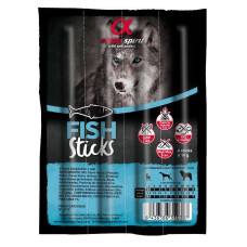 Напіввологі ласощі Alpha Spirit Dog Sticks Fish для собак, палички з риби, 160 г 16 шт