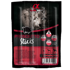 Напіввологі ласощі Alpha Spirit Dog Sticks Prosciutto для собак, палички з прошуто, 40 г 4 шт