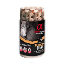 Напіввологі ласощі Alpha Spirit Dog Sticks Turkey для собак, палички з індички, 160 г 16 шт