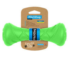 Игровая гантель для апортировки PitchDog, длина 19 см, диаметр 7 см салатовый
