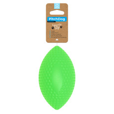 Игровой мяч для апортировки PitchDog SportBall, диаметр 9 см, салатовый