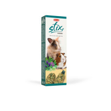 Додатковий корм Padovan Stix Herbs Coniglietti для карликових кроликів, шиншил і морських свинок, 100 г