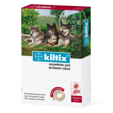 Ошейник Kiltix против блох и клещей для собак, 66 см