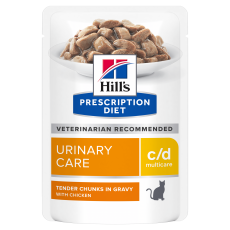Вологий корм Hill’s PD Feline C/D Chicken для котів, догляд за сечовидільною системою з куркою, 85 г
