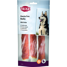 Ласощі Trixie Denta Fun Chewing Rolls для собак Паличка для чищення зубів з качкою 17 см 140 г 3 шт