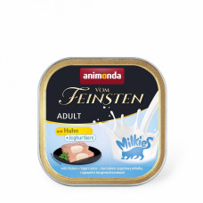 Вологий корм Animonda Vom Feinsten для дорослих котів, з куркою та йогуртовим соусом, 100 г