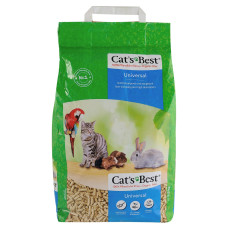 Наповнювач Cat’s Best Universal для домашніх тварин, деревний, 10 л/ 5,5 кг