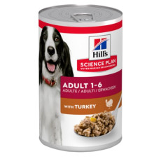 Вологий корм Hill`s SP Adult для собак з індичкою, 370 г