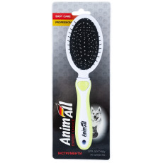 Расческа-щетка 2 в 1 AnimAll Groom, зеленая