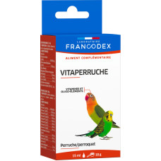 Вітаміни та мікроелементи Francodex Vitaperruche для папуг, 2 пляшки 18 г та 15 мл