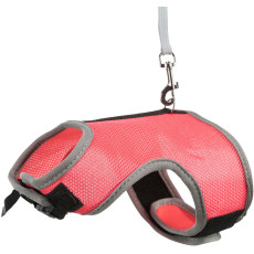 Шлейка с поводком Trixie Soft для большого кролика, нейлон, XL: 25-40 см (цвета в ассортименте)