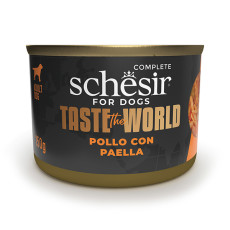 Натуральные консервы Schesir Taste the World Chicken With Paella для собак, в бульоне, 150 г