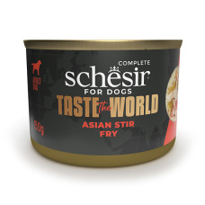 Натуральні консерви Schesir Taste the World Stir Fry для собак курка по-азійські, в бульйоні,150 г