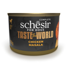 Натуральні консерви Schesir Taste the World Chicken Masala для собак масала з куркою, 150 г
