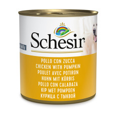 Натуральные консервы Schesir Chicken With Pumpkin для собак курица с тыквой в желе, 285 г