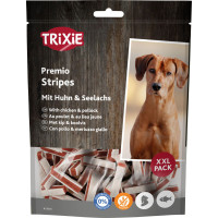 Ласощі Trixie Premio Stripes Chicken для собак, курка/лосось, 300 г