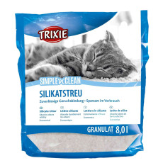 Наповнювач Trixie Simple&Clean для котів, силікагелевий, 8 л