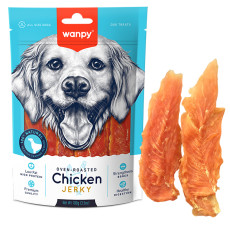 Ласощі Wanpy Chicken Jerky в`ялена курка для собак, 100 г