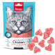 Ласощі Wanpy Chicken Jerky & Codfish Hearts курка з тріскою для котів, 80 г