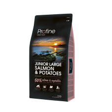 Сухой корм Profine Junior Large Breed Salmon для щенков больших пород от 25 кг с лососем, 15 кг
