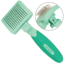 Слікер-пуходерка Li l Pals Self-Cleaning Slicker, з самоочищенням, для цуценят і собак малих порід, Safari