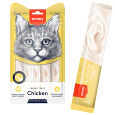 Рідкі ласощі Wanpy Creamy Lickable Treats Chicken з куркою для котів, 70 г