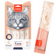 Рідкі ласощі Wanpy Creamy Lickable Treats Tuna & Salmon тунець з лососем для котів, 70 г