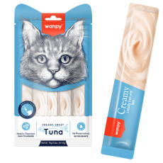 Ласощі Wanpy Creamy Lickable Treats Tuna з тунцем для котів, 70 г