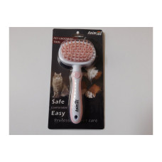 Силіконовий гребінець AnimAll Groom, рожевий