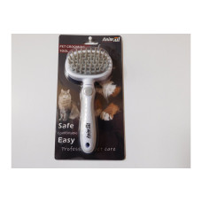 Силіконовий гребінець AnimAll Groom, сірий