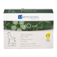 Dermoscent PYOspot краплі для контролю шкірних інфекцій у собак мініатюрних і малих порід, 4х0,6 мл
