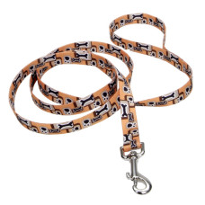 Coastal Pet Attire Style поводок для собак, 2,5см Х 1,2м  оранжевая кость